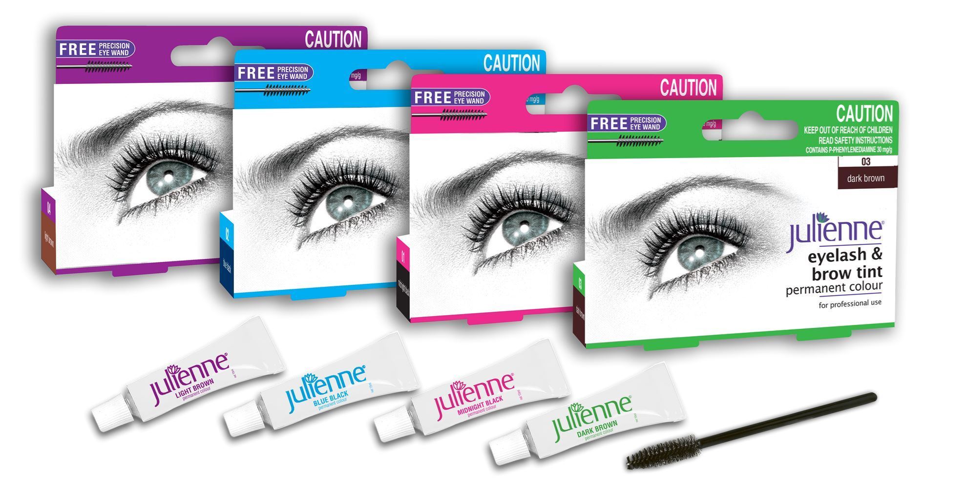 Gem Care. Julienne Midnight Black Eye Lash & Brow Tint